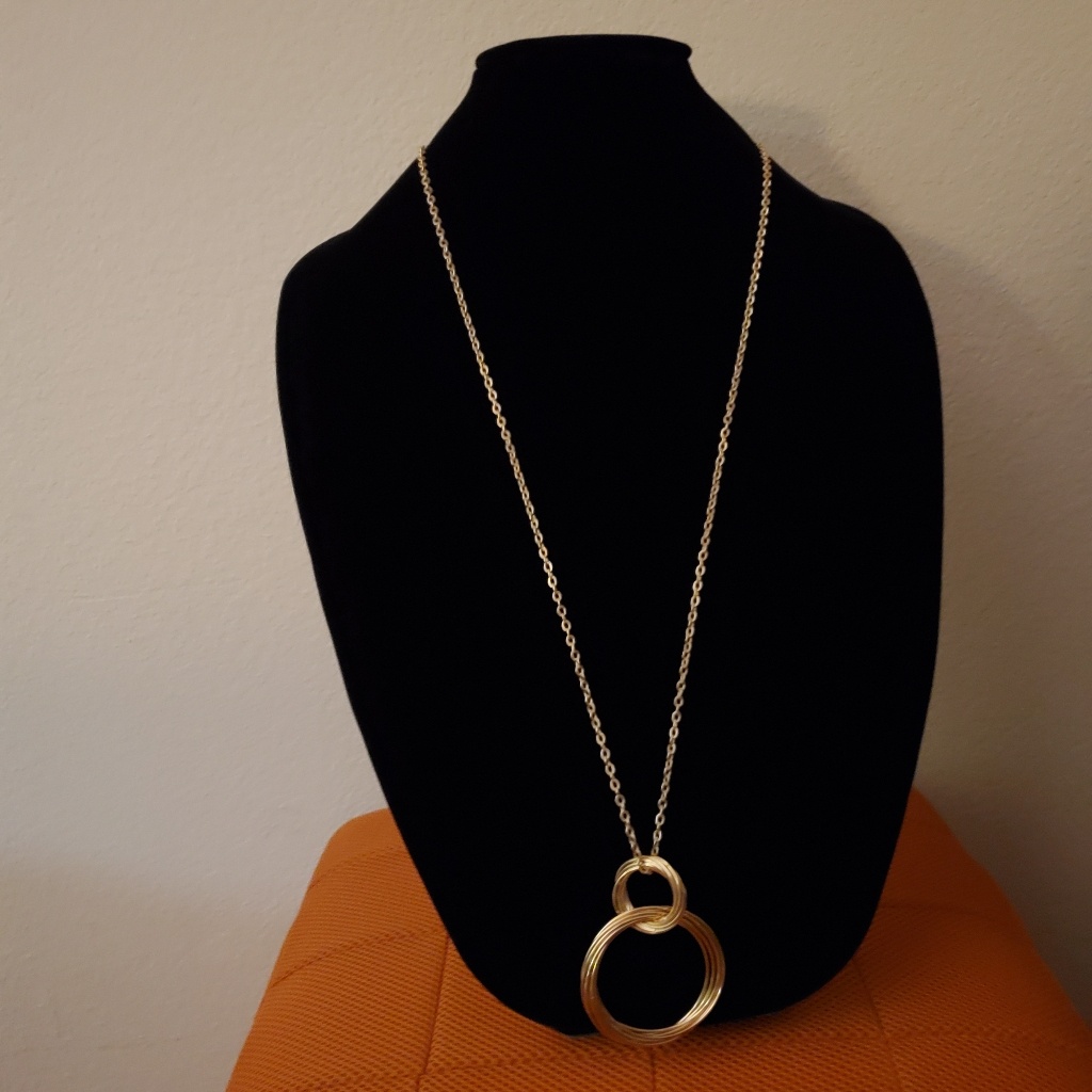 Anna Ava Goldtone Long Necklace 15$